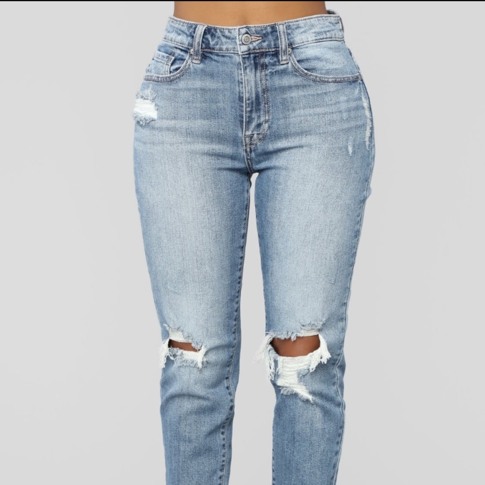 Fashionnova Toby Hi Rise Mom Jeans